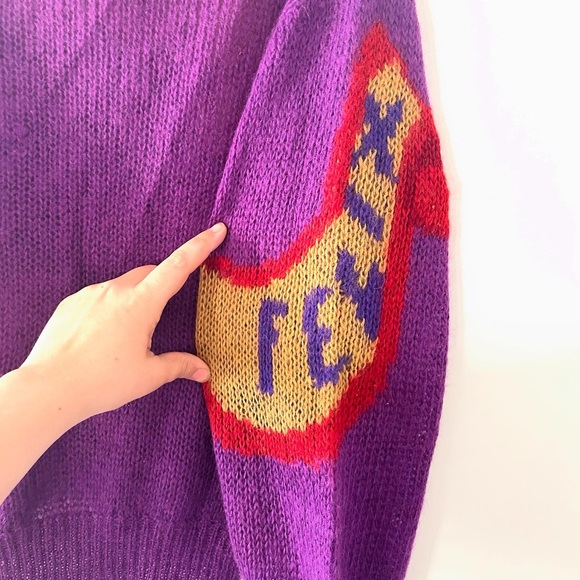 1980s Krizia Maglia Felix Sweater - Picture 5 of 9